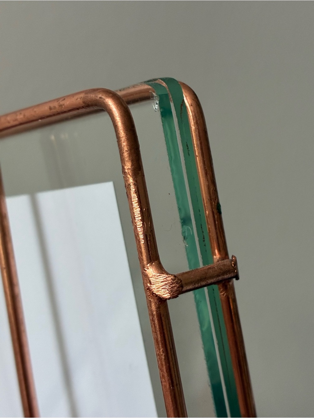 Rustic Copper Tone Metal Photo Frame Stand - Picture 8 of 13